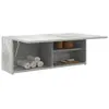 vidaXL Armoire murale de bain gris béton 80x25x30 cm bois d'ingénierie