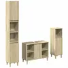 Vidaxl - Ensemble de meubles de salle de bain 3 pcs chêne sonoma Brun