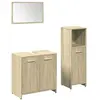 vidaXL Ensemble de meubles de salle de bain 3 pcs chêne sonoma
