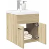 vidaXL Ensemble de meubles de salle de bain 2 pcs chêne sonoma
