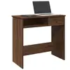 vidaXL Bureau chêne marron 80x40x75 cm bois d'ingénierie
