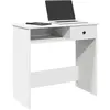 vidaXL Bureau Blanc 80x40x75 cm Bois d'ingénierie