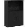 vidaXL Bibliothèque chêne noir 60x24x85 cm bois d'ingénierie