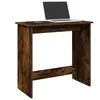 vidaXL Bureau chêne fumé 80x40x75 cm bois d'ingénierie