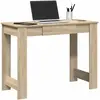 vidaXL Bureau chêne sonoma 100x45x75 cm bois d'ingénierie
