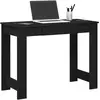 vidaXL Bureau noir 100x45x75 cm bois d'ingénierie