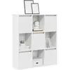 vidaXL Bibliothèque blanc 89x24x101,5 cm bois d'ingénierie