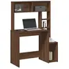 vidaXL Bureau et étagères chêne marron 100x45x140 cm bois d'ingénierie
