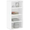 vidaXL Armoire latérale ODDA blanc 40x24x79 cm bois massif pin