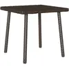 vidaXL Table basse de jardin rectangulaire marron 40x40x37 cm rotin