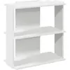 vidaXL Bibliothèque à 3 niveaux blanc 60x30x60 cm bois d'ingénierie
