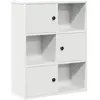 vidaXL Bibliothèque blanc 60x24x76,5 cm bois d'ingénierie