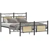 vidaXL Cadre de lit sans matelas chêne sonoma 140x200 cm