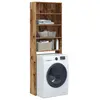 vidaXL Meuble pour machine à laver vieux bois 64x24x190 cm