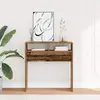 vidaXL Table console vieux bois 78x30x80 cm bois d'ingénierie