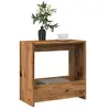 vidaXL Table d'appoint vieux bois 50x26x50 cm bois d'ingénierie