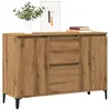 vidaXL Buffet chêne artisanal 102x35x70 cm bois d'ingénierie