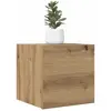 vidaXL Meuble TV mural chêne artisanal 30,5x30x30 cm
