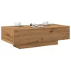 vidaXL Table basse chêne artisanal 100x49,5x31 cm bois d'ingénierie