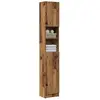 vidaXL Armoire de salle de bain vieux bois bois d'ingénierie