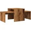 vidaXL Table basse vieux bois 100x48x40 cm bois d'ingénierie