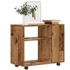 vidaXL Vidaxl Table D'appoint Vieux Bois 70x35x55 Cm Bois D'ingénierie