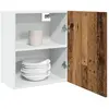 vidaXL Armoire suspendue vieux bois 50x31x60 cm bois d'ingénierie