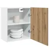 vidaXL Armoire suspendue chêne artisanal 50x31x60 cm bois d'ingénierie