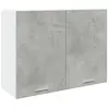 vidaXL Armoire suspendue Gris béton 80x31x60 cm Aggloméré