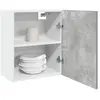 vidaXL Armoire suspendue Gris béton 50x31x60 cm Aggloméré