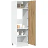 vidaXL Armoire de réfrigérateur chêne artisanal 60x57x207 cm