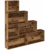 vidaXL Bibliothèque vieux bois 157x24x160 cm bois d'ingénierie