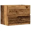 vidaXL Armoire de salle de bain vieux bois bois d'ingénierie