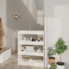 vidaXL Vitrine murale avec 6 étagères 40x8,5x55 cm