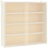 vidaXL Vitrine de collection en bois avec portes 40x8,5x37cm 4017385