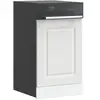 vidaXL Panneau de lave-vaisselle Kalmar blanc 45x1,5x67 cm