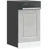 vidaXL Panneau de lave-vaisselle Kalmar gris béton 45x1,5x67 cm