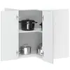 vidaXL Armoire murale d'angle de cuisine Kalmar gris béton