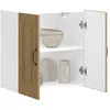 vidaXL Armoire murale cuisine Kalmar chêne artisanal bois d'ingénierie