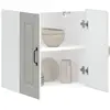 vidaXL Armoire murale de cuisine Kalmar blanc bois d'ingénierie