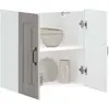 vidaXL Armoire murale de cuisine Kalmar sonoma gris bois d'ingénierie