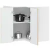 vidaXL Armoire d'angle murale de cuisine Kalmar chêne artisanal