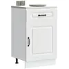 vidaXL Armoire de cuisine Kalmar blanc bois d'ingénierie