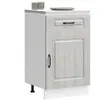vidaXL Armoire de cuisine Kalmar sonoma gris bois d'ingénierie
