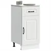 vidaXL Armoire de cuisine Kalmar blanc bois d'ingénierie