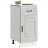 vidaXL Armoire de cuisine Kalmar gris béton bois d'ingénierie
