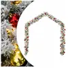 vidaXL Guirlande de Noël avec boules et lumières LED vert 10 m PVC