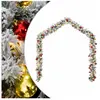 vidaXL Guirlande de Noël avec boules et lumières LED vert 20 m PVC