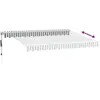 vidaXL Auvent rétractable automatique anthracite et blanc 350x250 cm