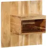 vidaXL Table de chevet 50x27x50 cm bois d'acacia solide
